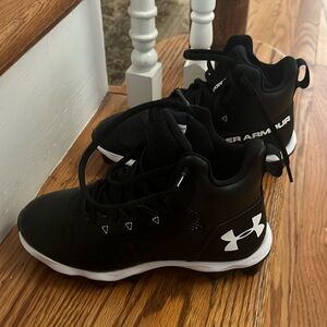 Black Under Armor Cleats